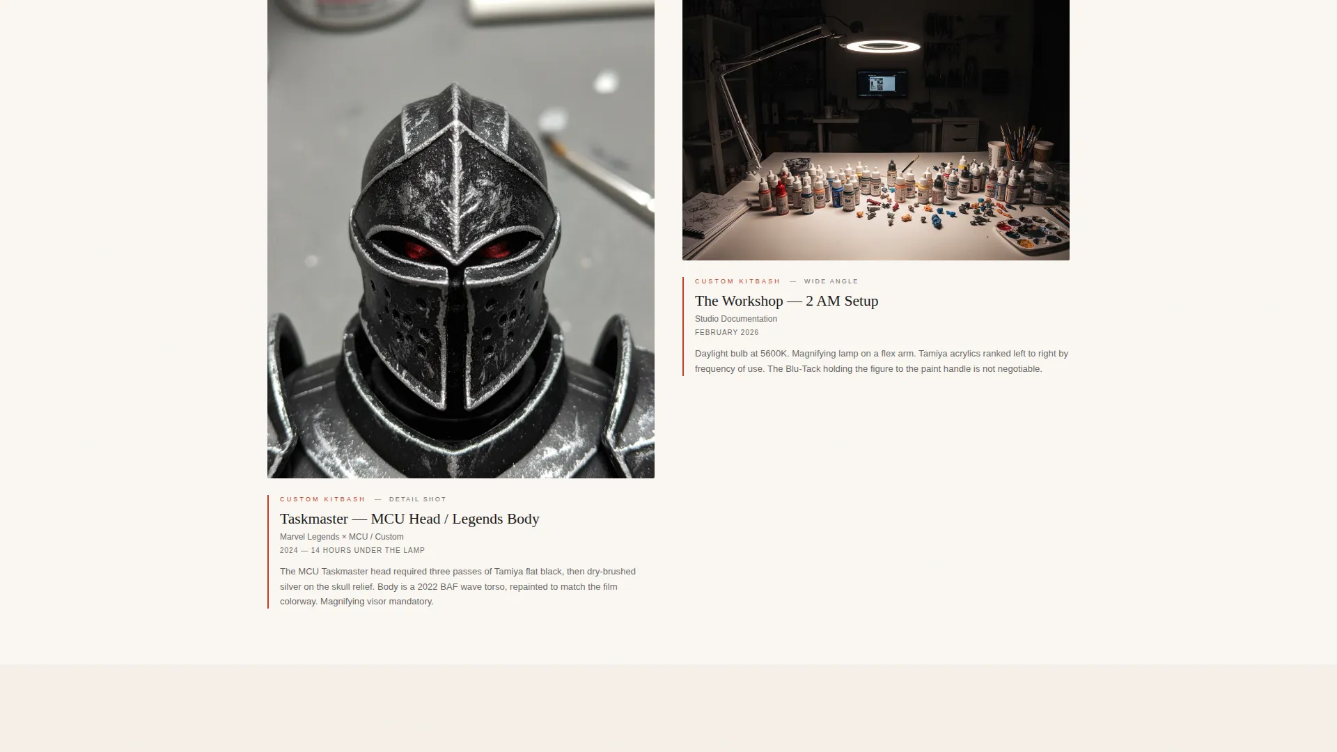 Curated Collector | Free Website Template | Rocket