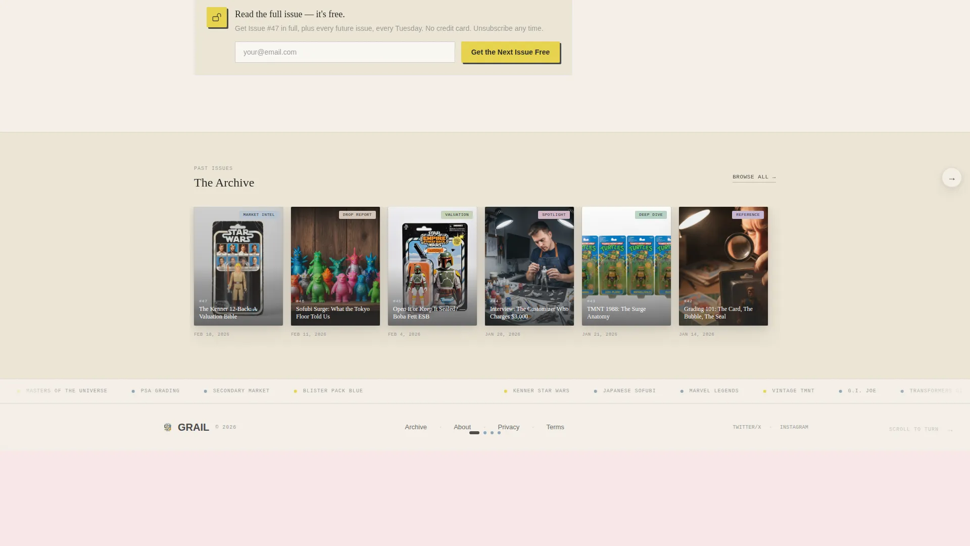 Vintage Collectibles | Free Website Template | Rocket