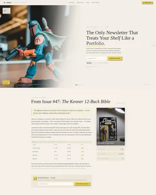 Vintage Collectibles | Free Website Template | Rocket
