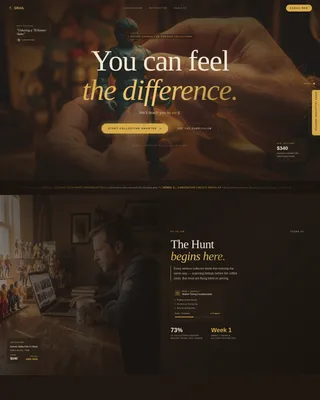 Cinematic Collector | Free Website Template | Rocket