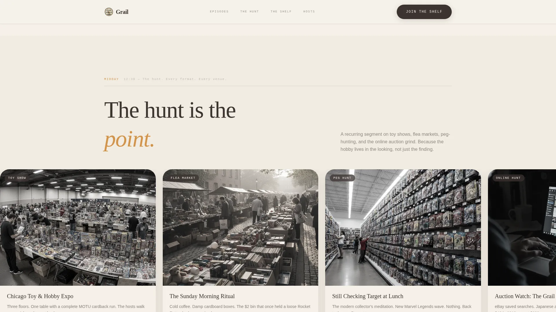 Nostalgic Podcast | Free Website Template | Rocket
