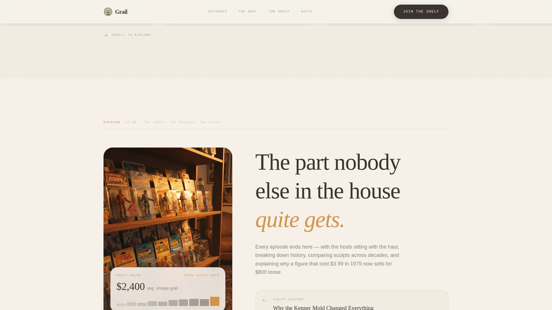 Nostalgic Podcast | Free Website Template | Rocket