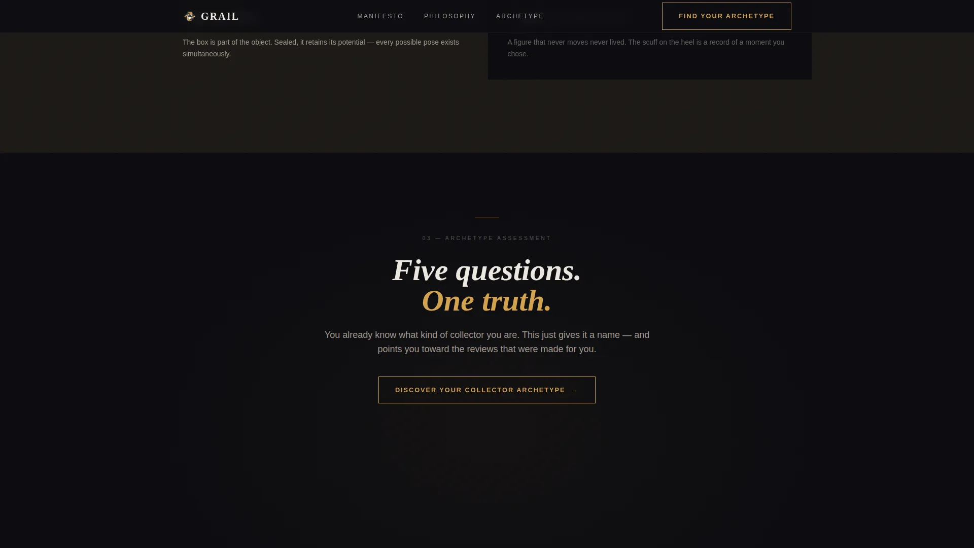 Obsessive Collector Marketplace | Free Website Template | Rocket