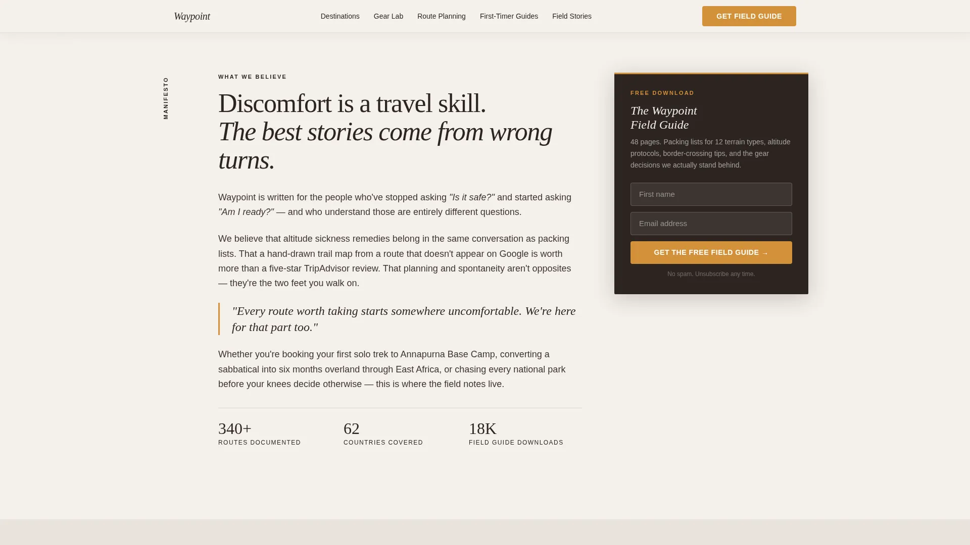 Travel Blog Careers Website Template