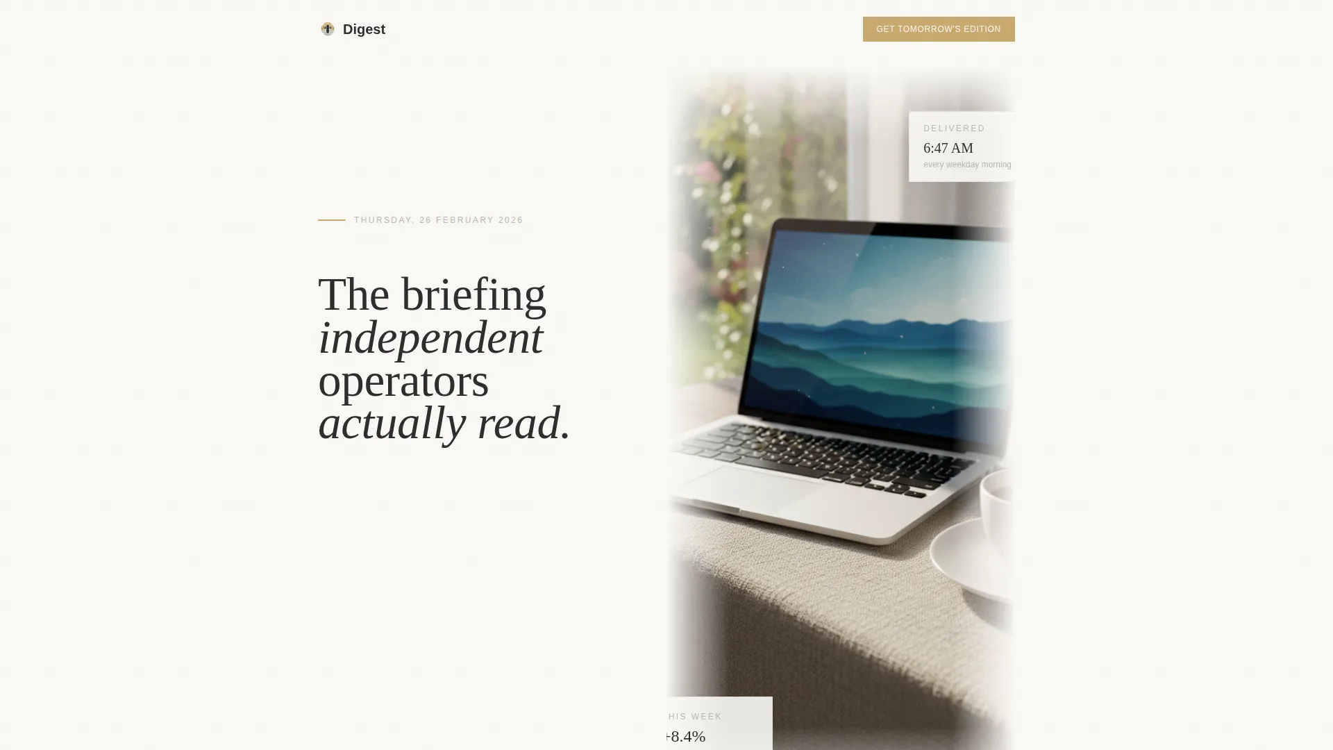 Agency & Freelance Newsletter Specialist Blog Website Template