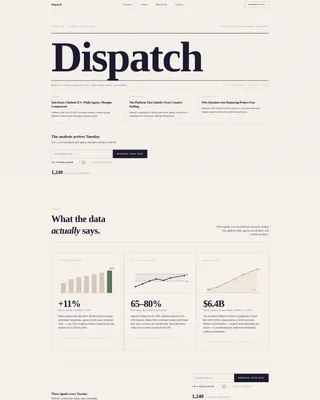 Agency & Freelance Newsletter Pre-Launch Website Template