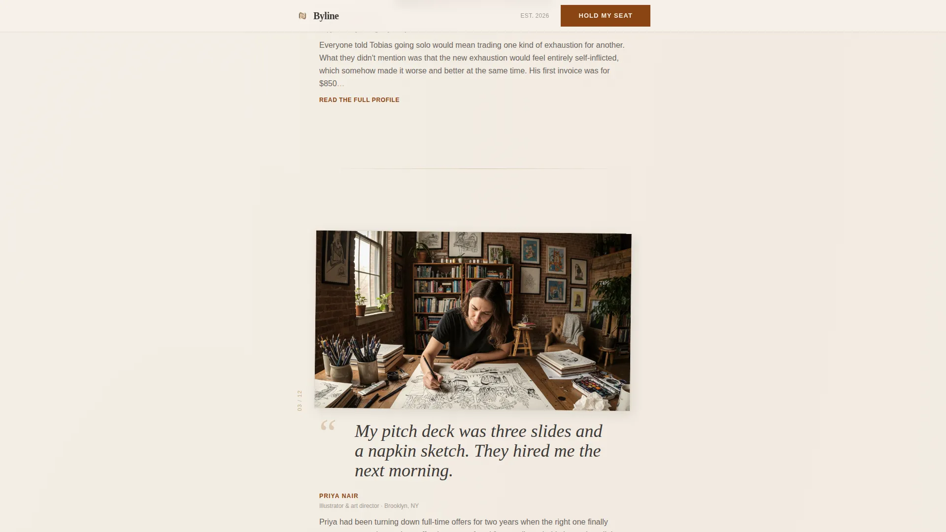 Agency & Freelance Newsletter Pre-Launch Website Template