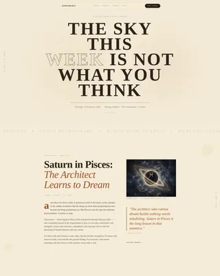 Philosophy & Spirituality Blog Blog Website Template