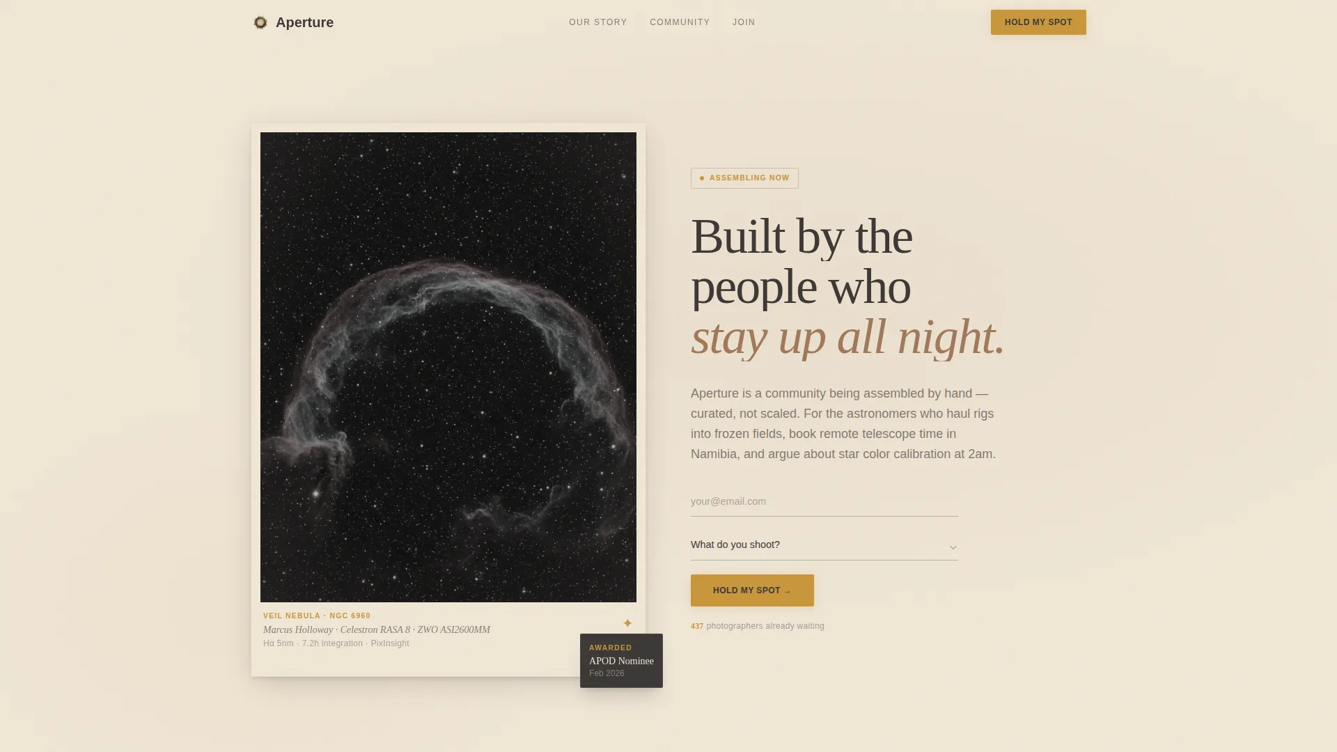 Stunning Astrophotography | Free Website Template | Rocket