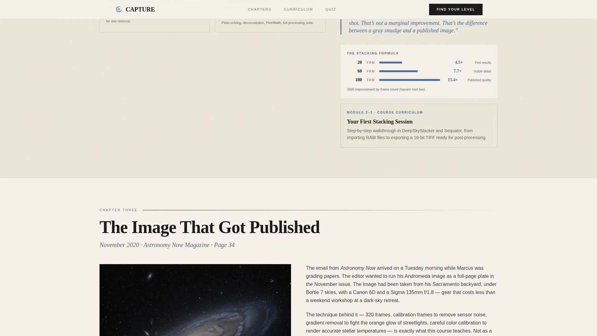 Editorial Astrophotography | Free Website Template | Rocket