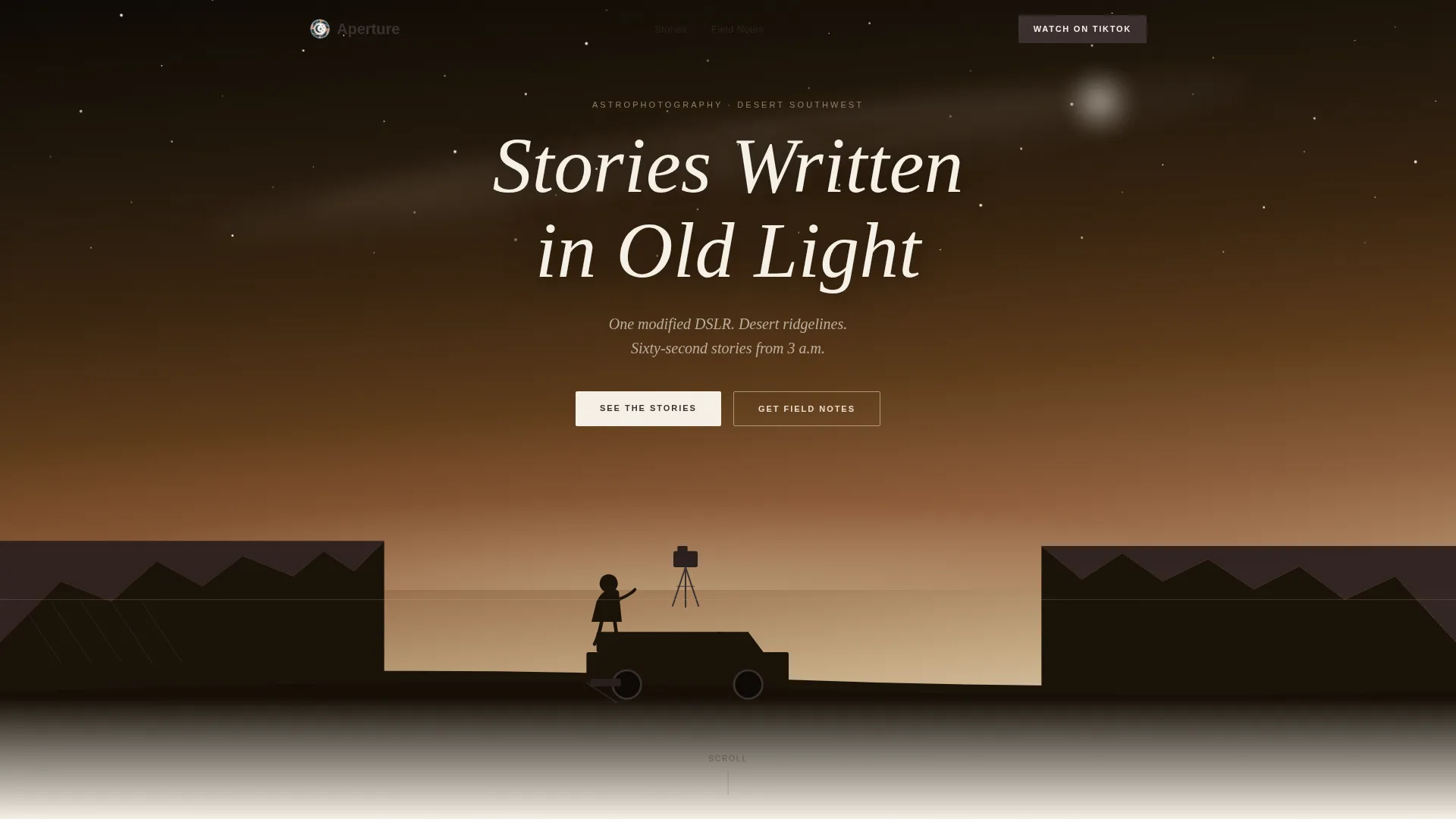 Stunning Space Photography | Free Website Template | Rocket