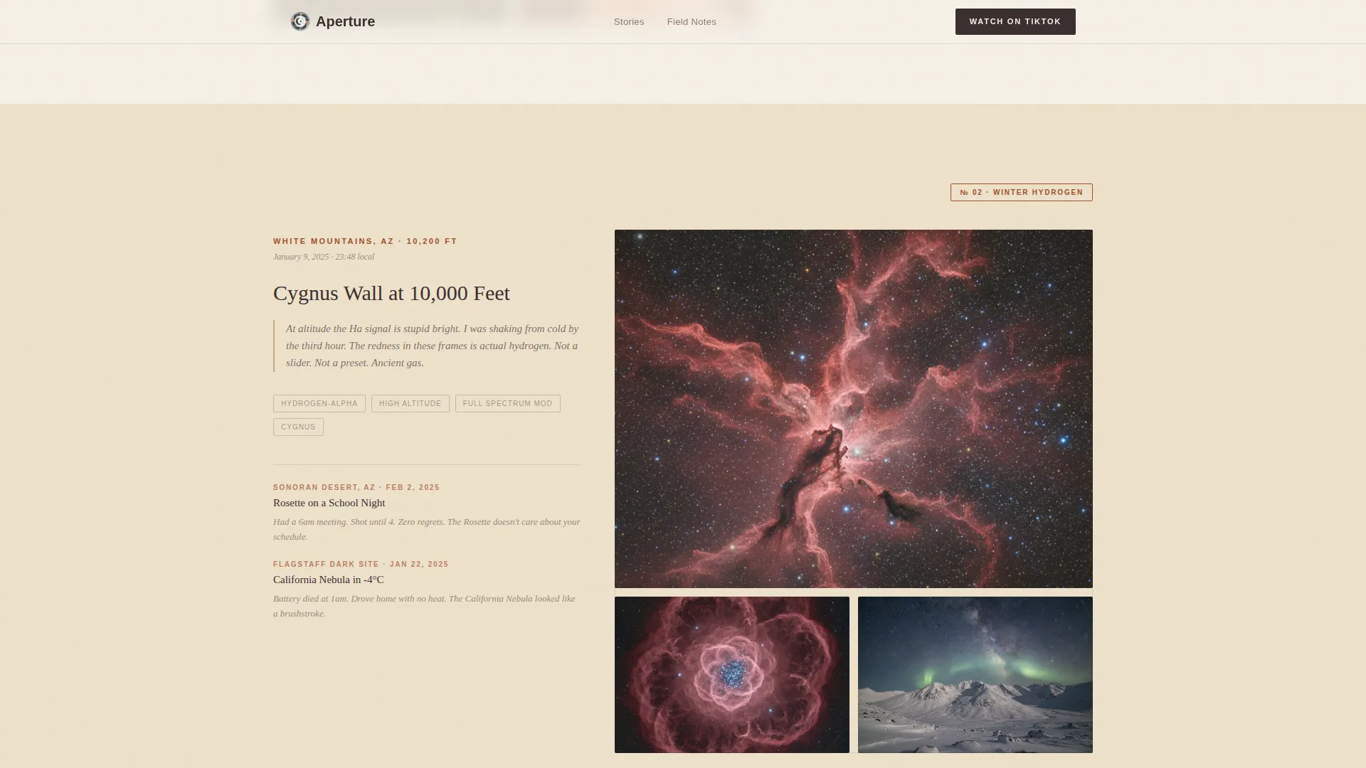 Stunning Space Photography | Free Website Template | Rocket