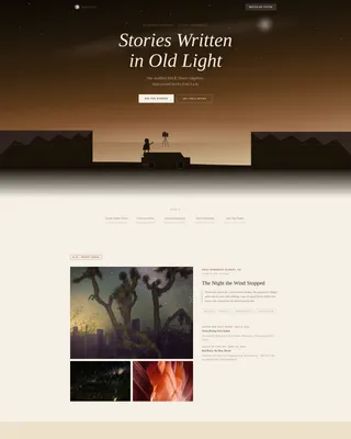 Stunning Space Photography | Free Website Template | Rocket