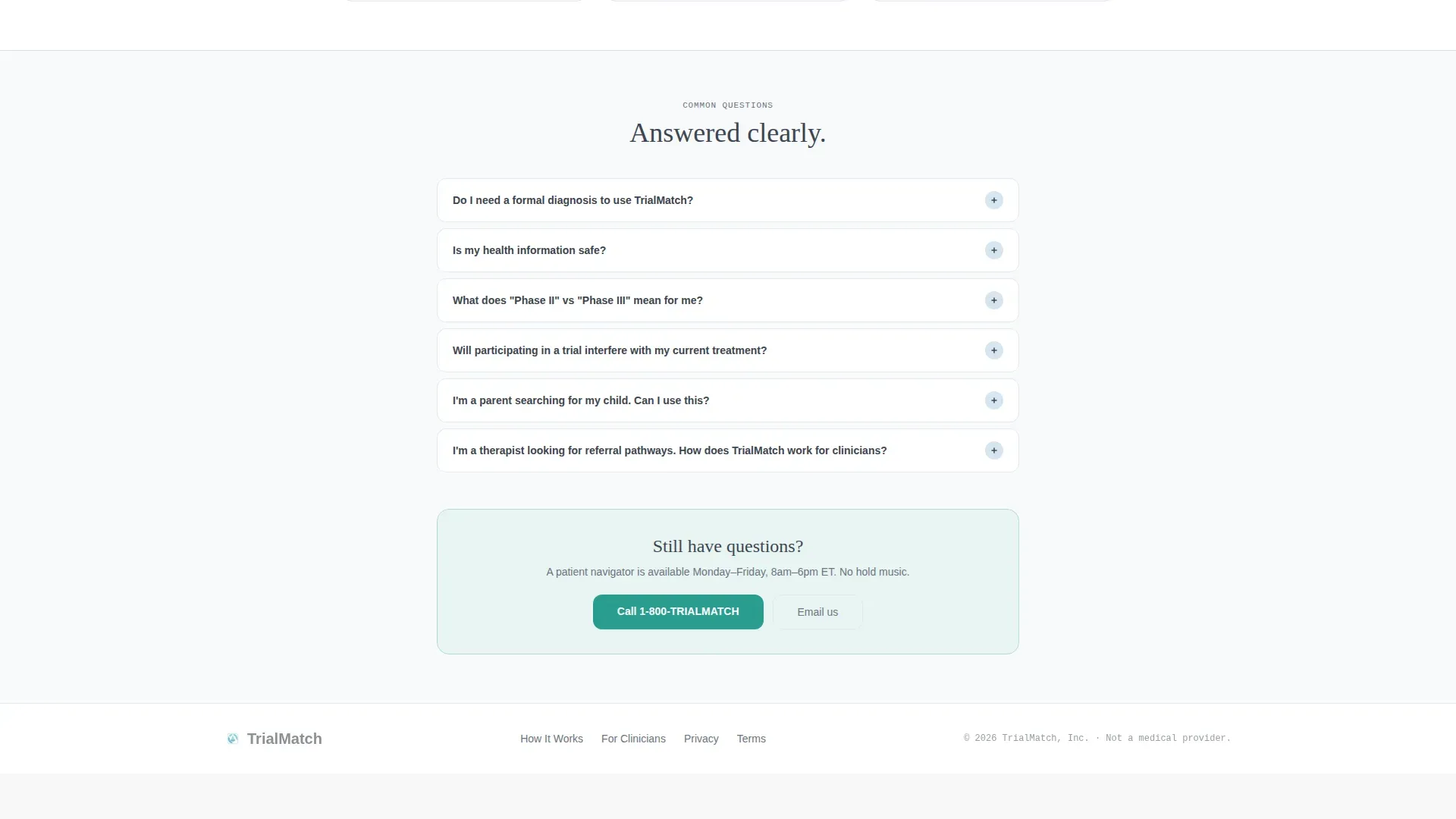 Specialist Eating Disorder Care Appointment Booking Website Template