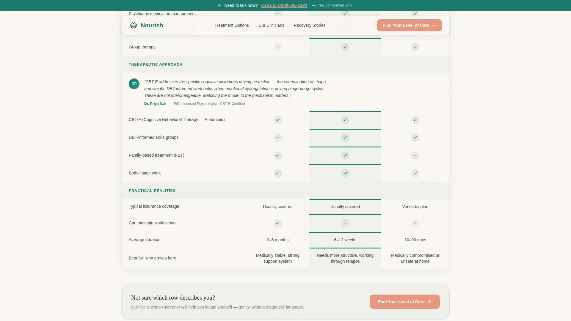 Mental Health & Psychiatry Specialist Booking Website Template