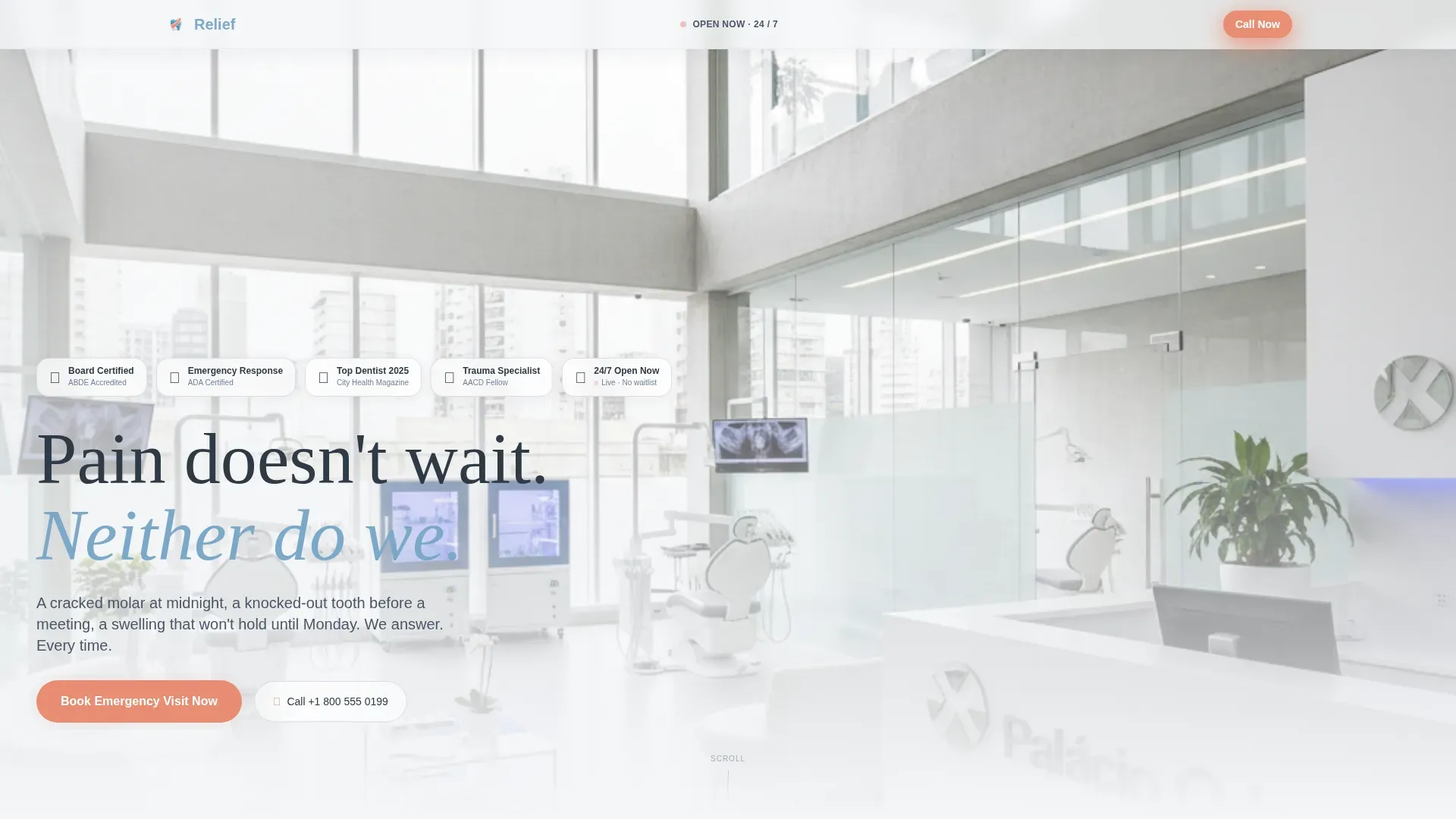 Expert Dental Clinic Appointment Booking Website Template