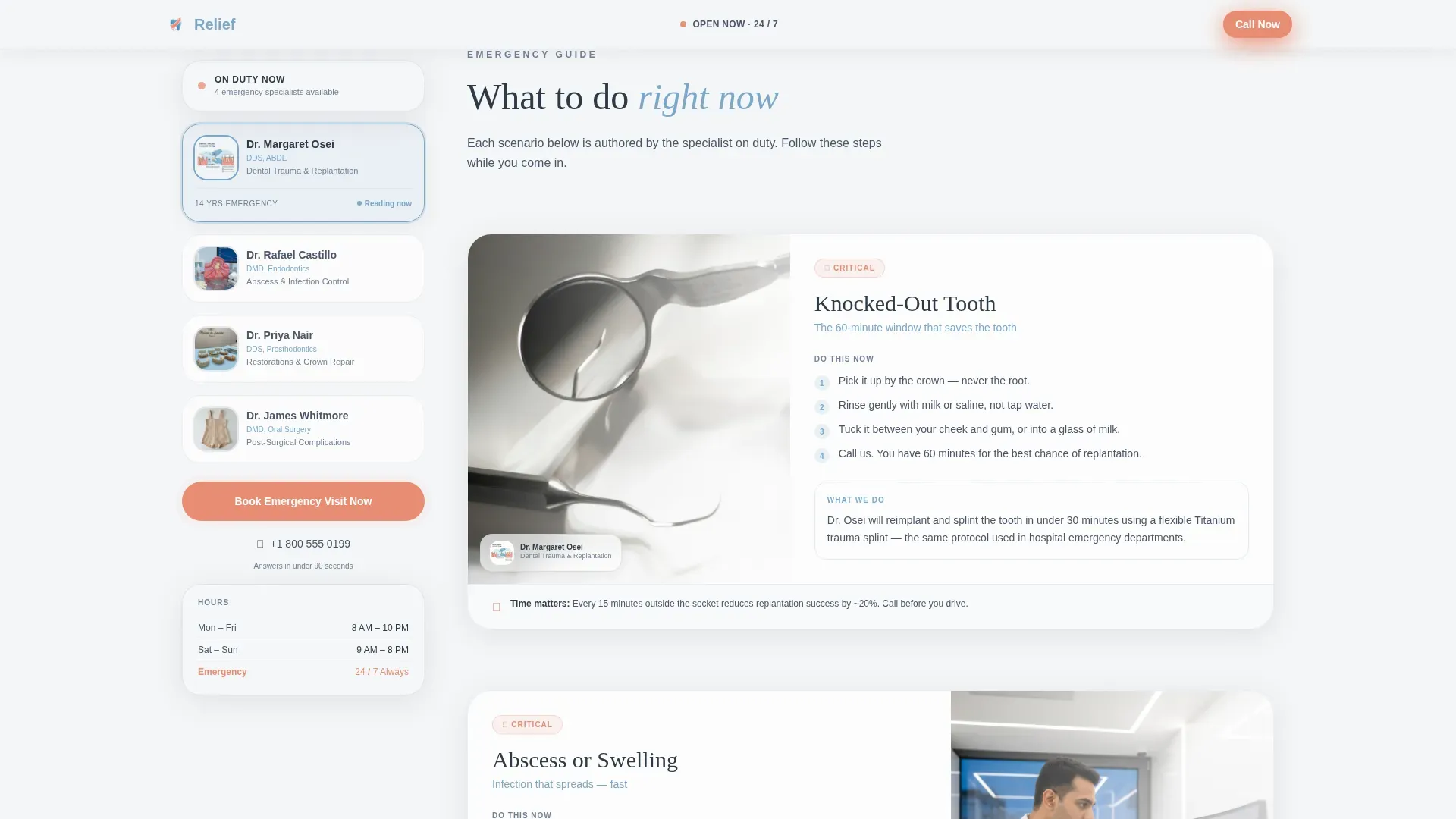 Expert Dental Clinic Appointment Booking Website Template