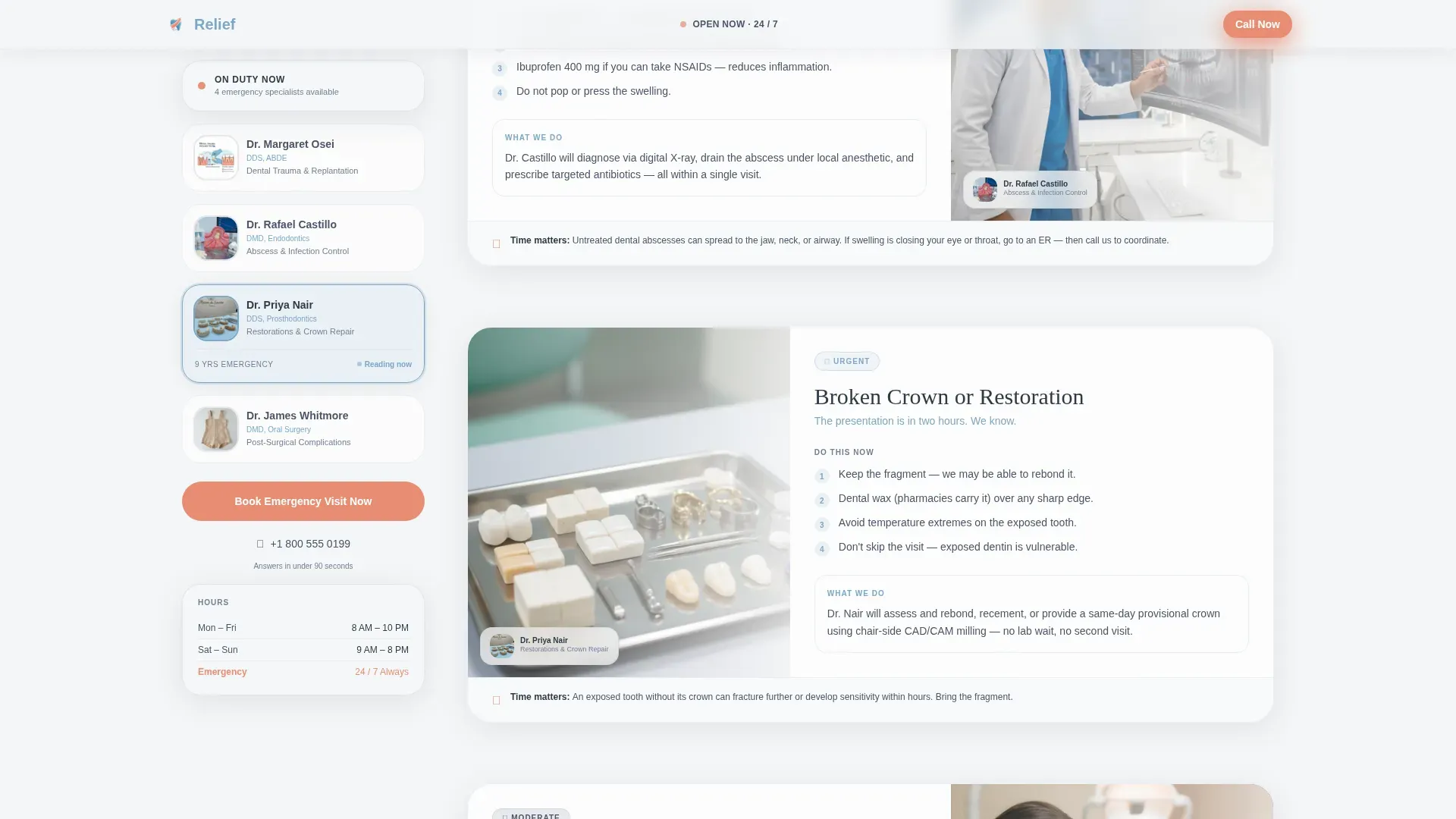 Expert Dental Clinic Appointment Booking Website Template