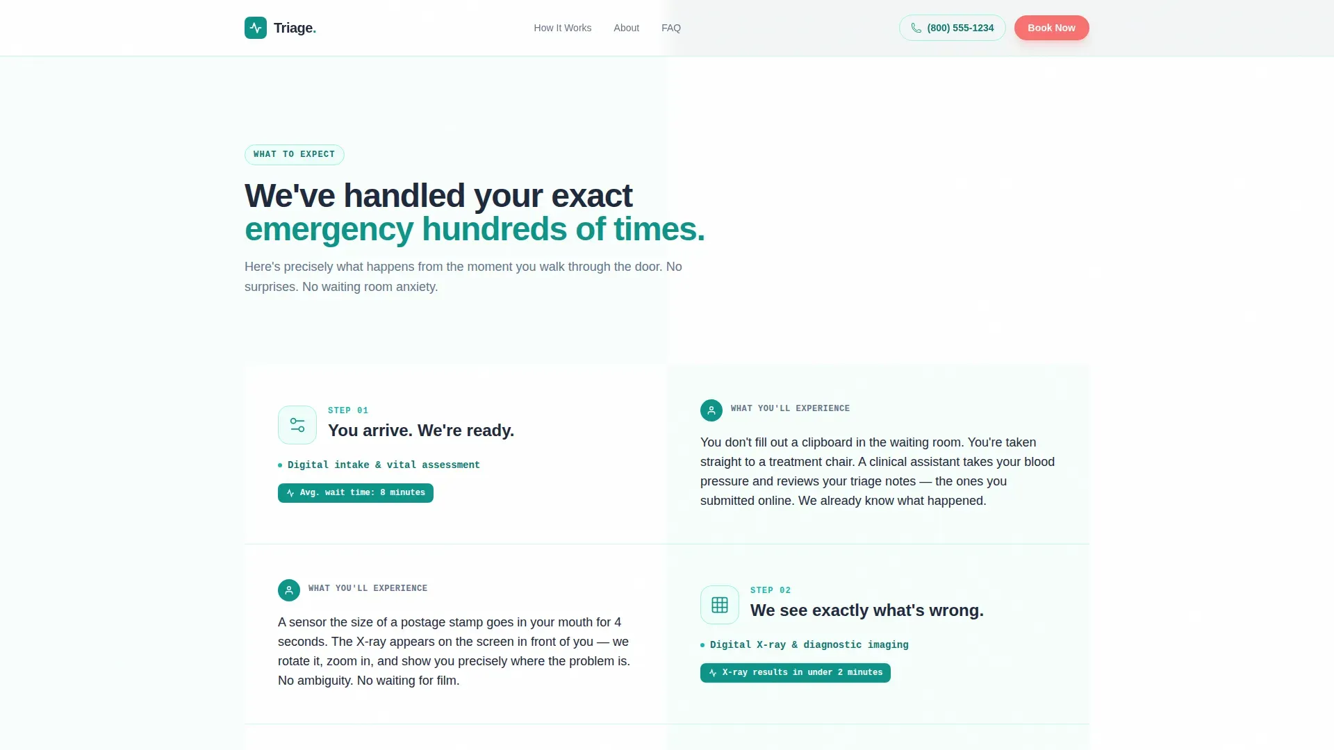 Local Emergency Dentist Appointment Booking Website Template