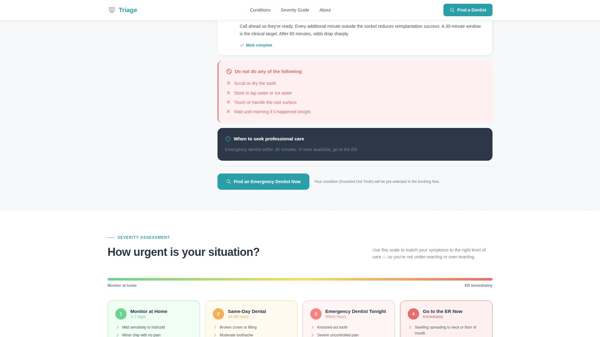 Emergency Dentist Appointment Booking Website Template