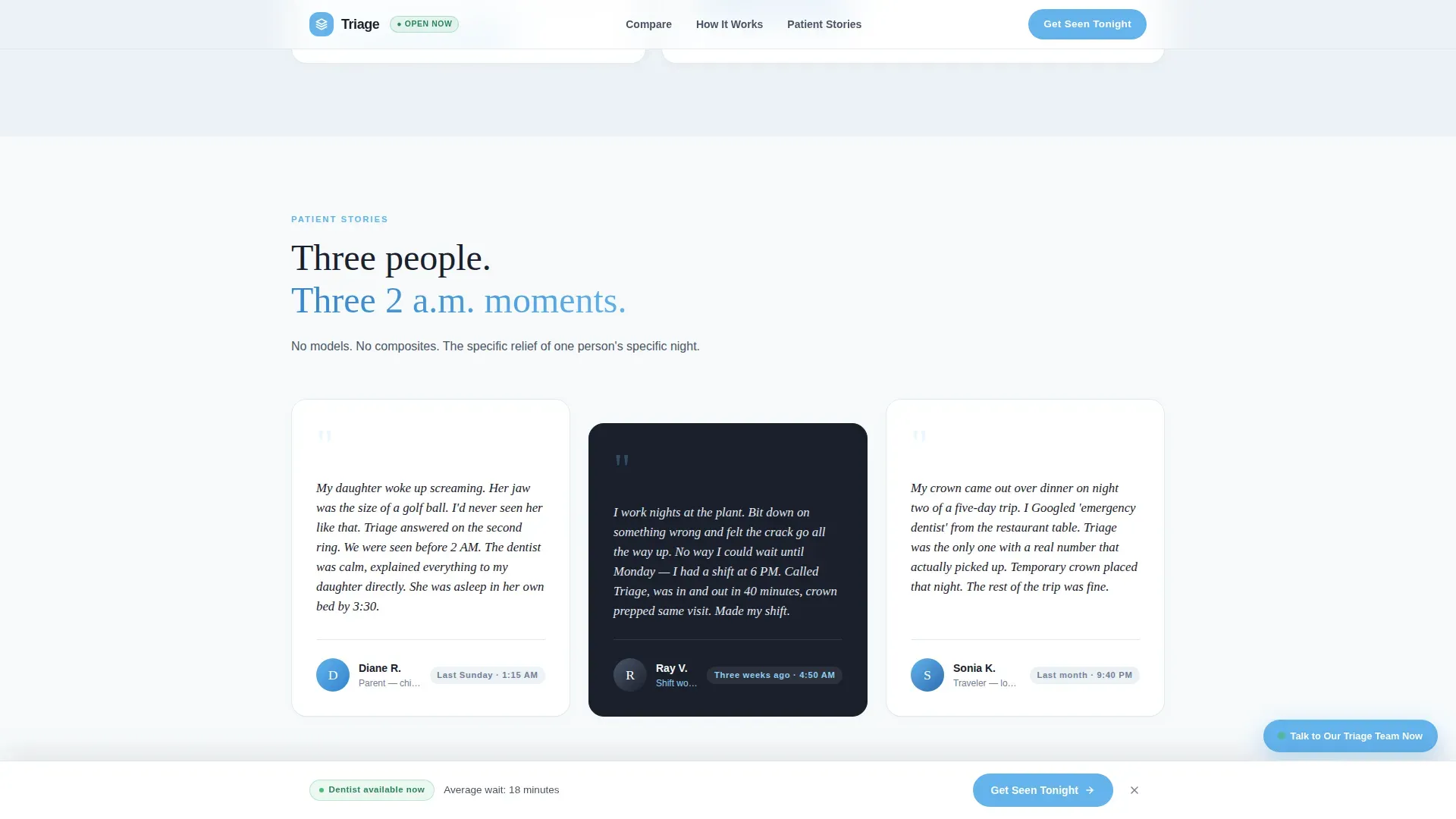 Emergency Dentist Booking Website Template