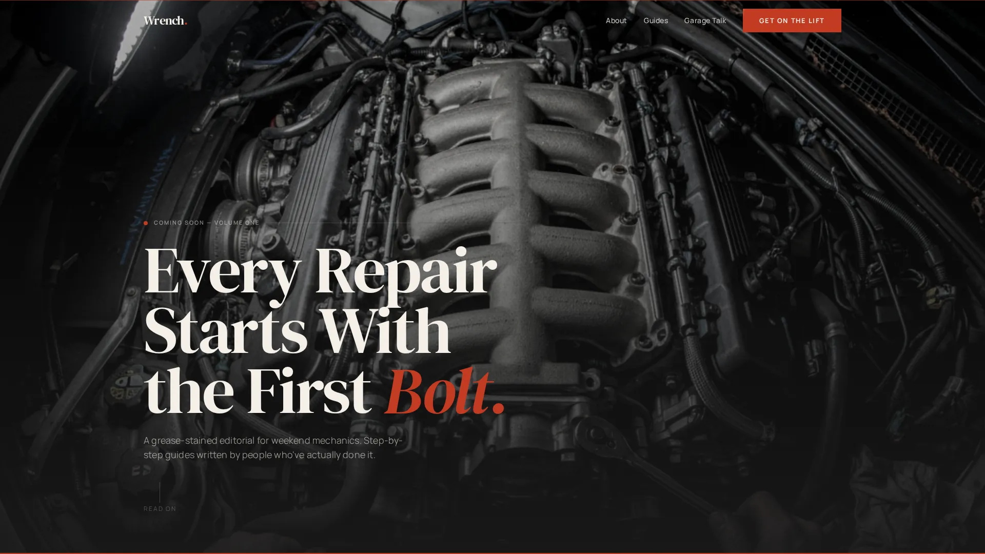 Automotive Blog & Media Pre-Launch Website Template