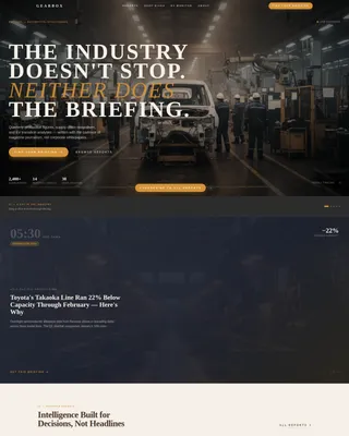 Automotive Industry Report Blog Landing Page