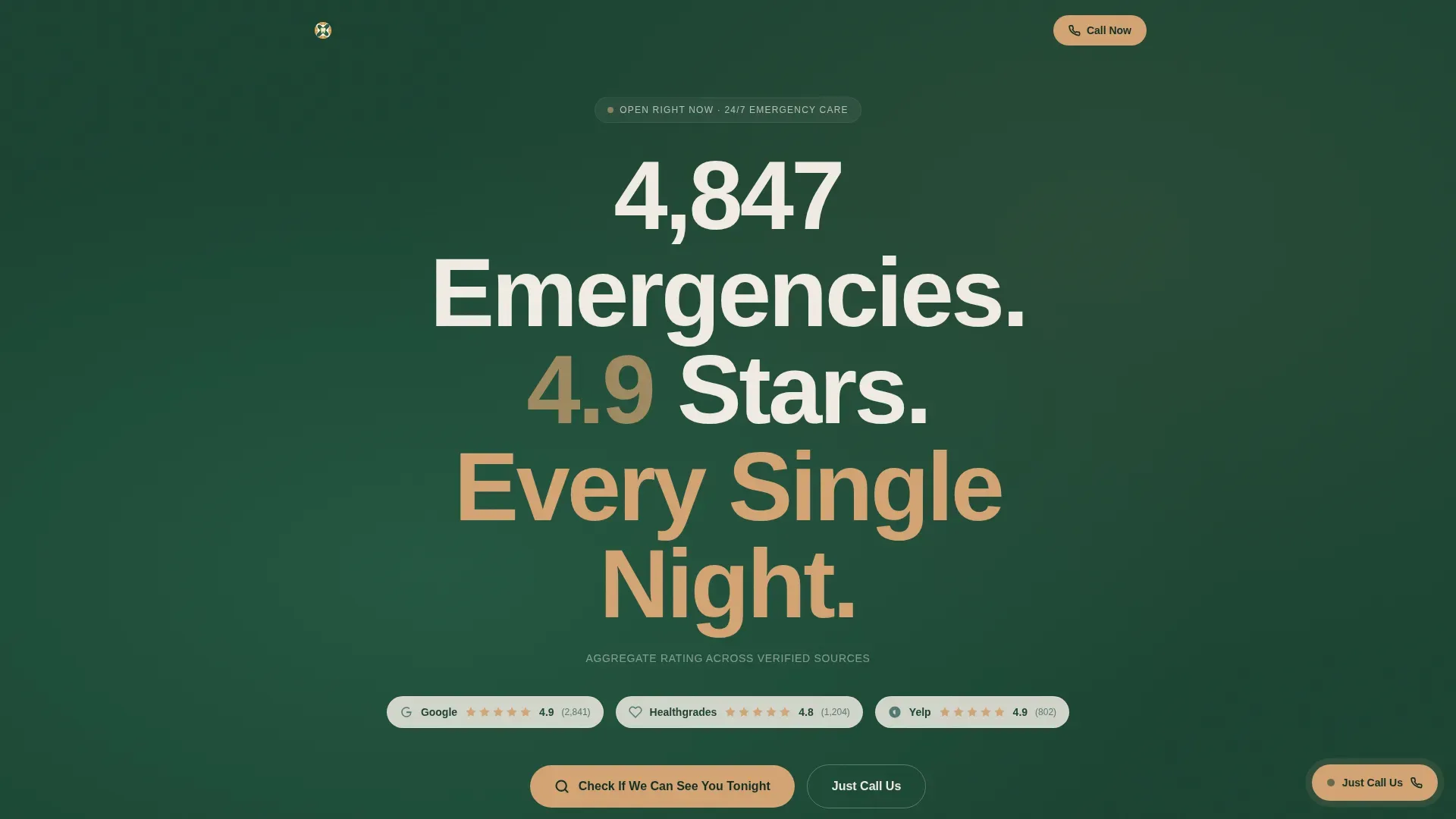 Emergency Dentist Reviews Website Template