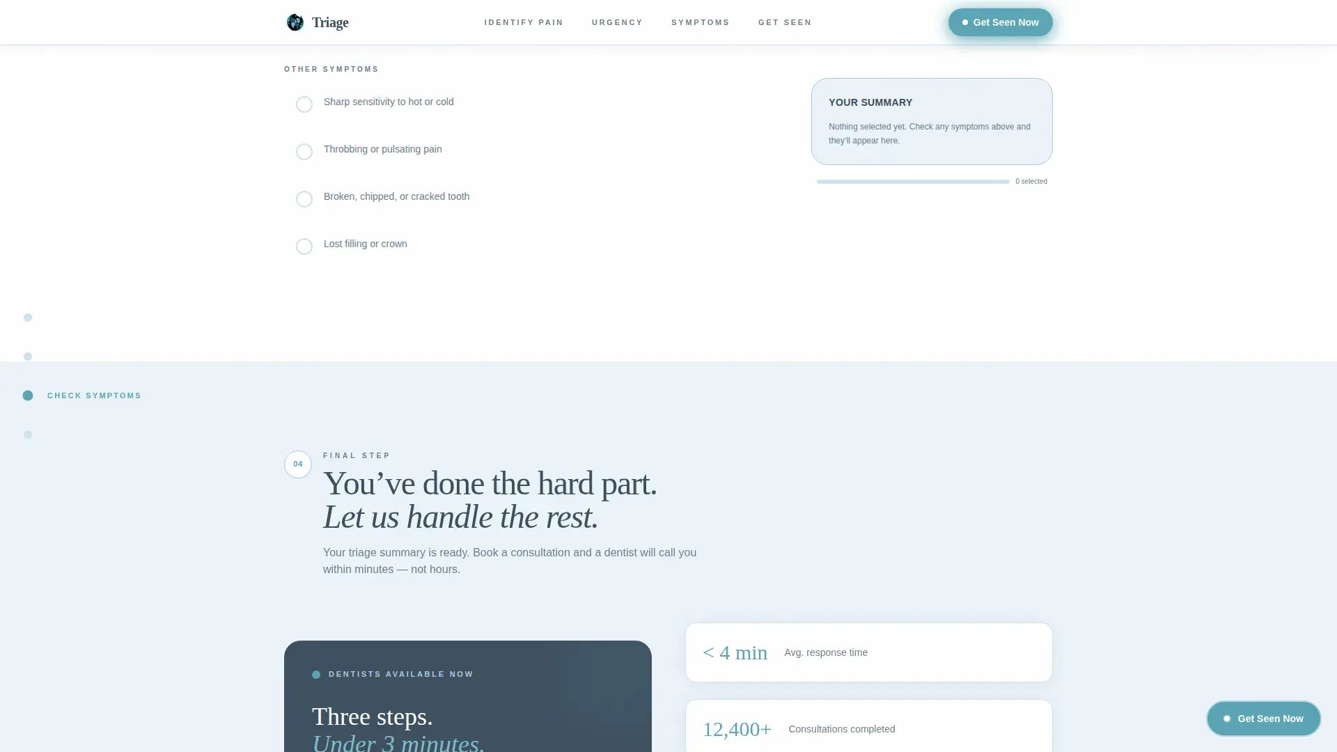 Emergency Dentist Specialist Booking Website Template