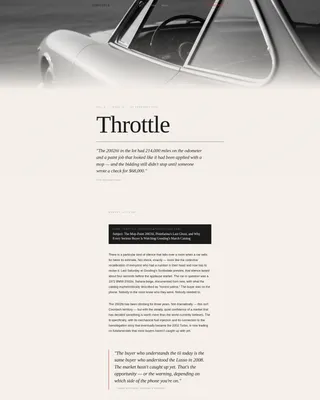 Automotive Blog & Media Specialist Blog Website Template