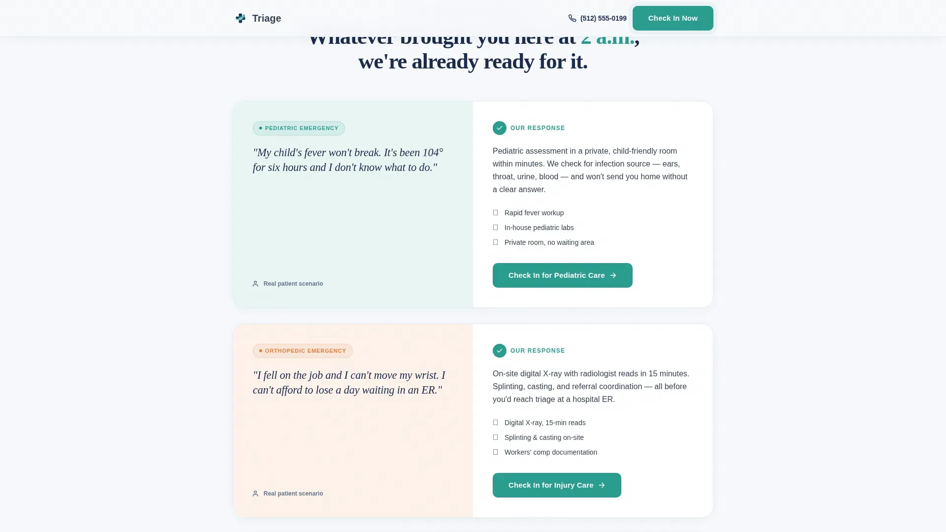 Emergency Medicine Professional Website Template