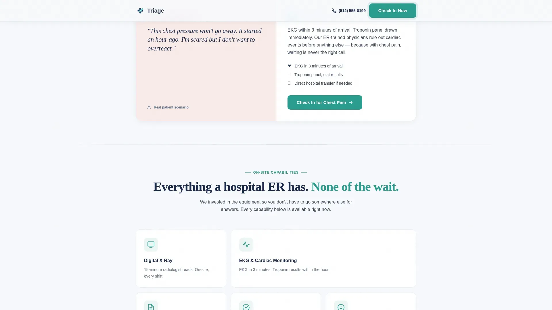 Emergency Medicine Professional Website Template