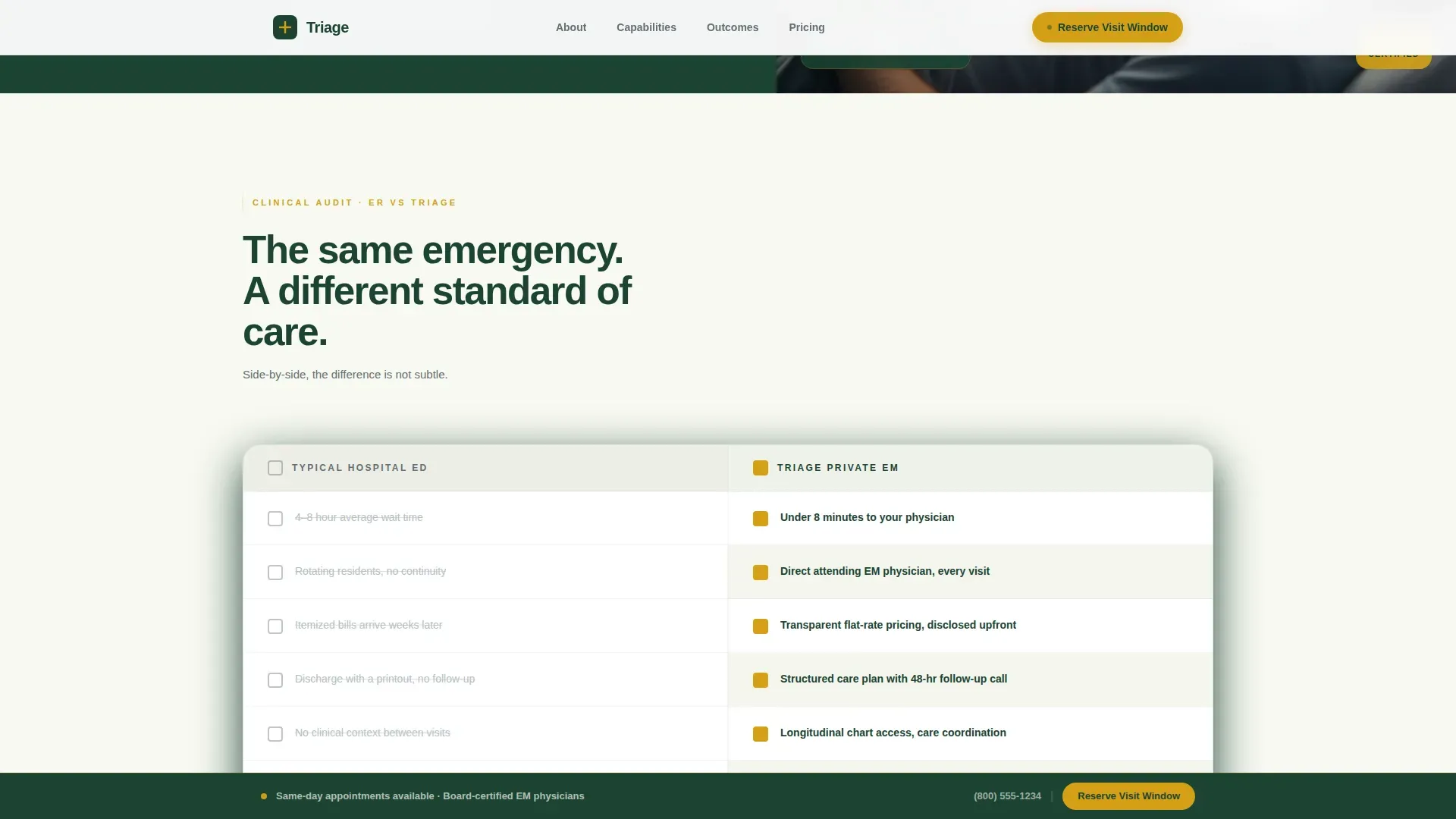 Emergency Medicine Booking Website Template