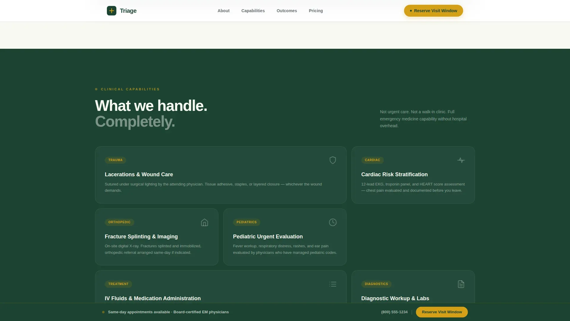 Emergency Medicine Booking Website Template