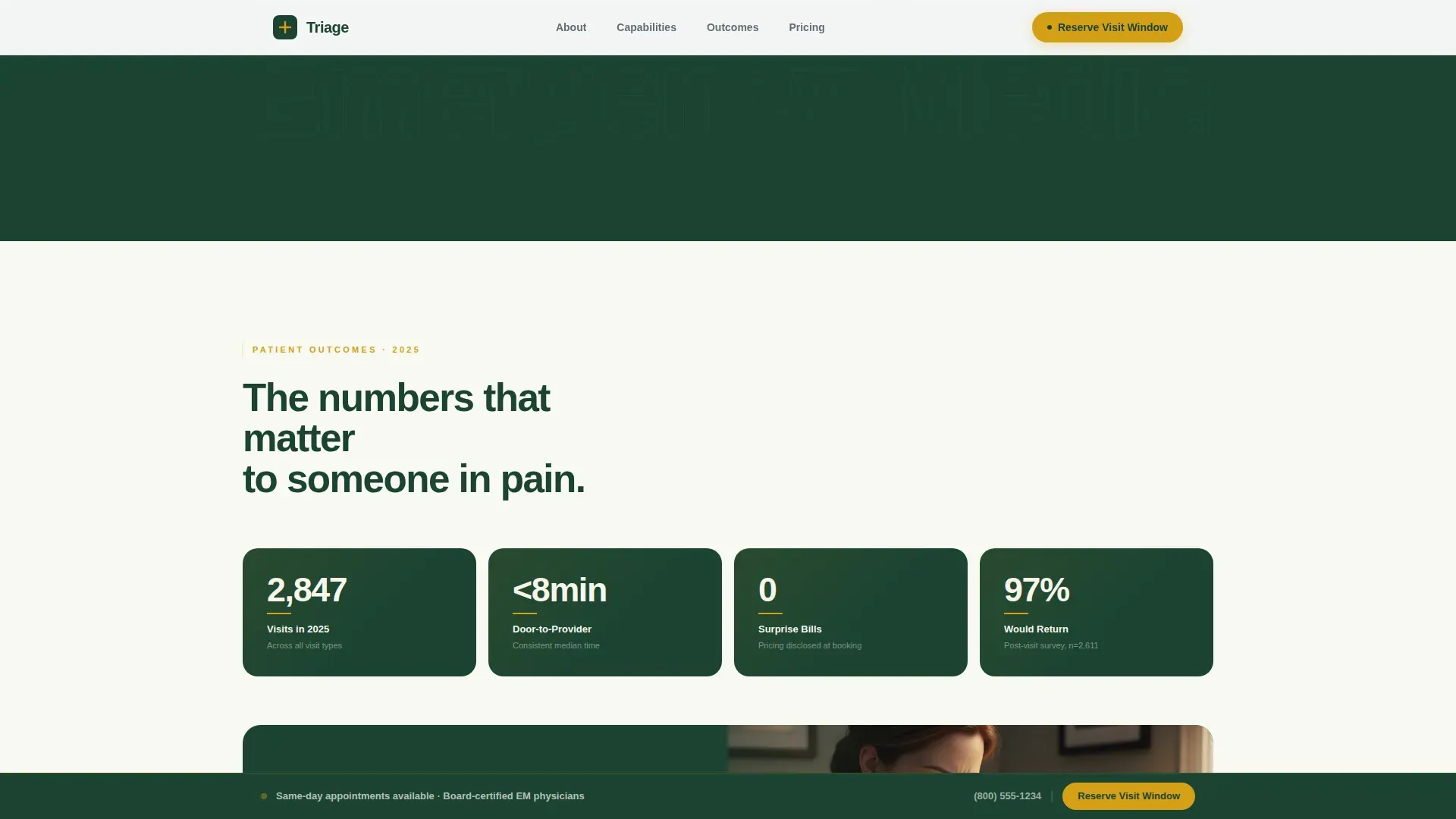 Emergency Medicine Booking Website Template