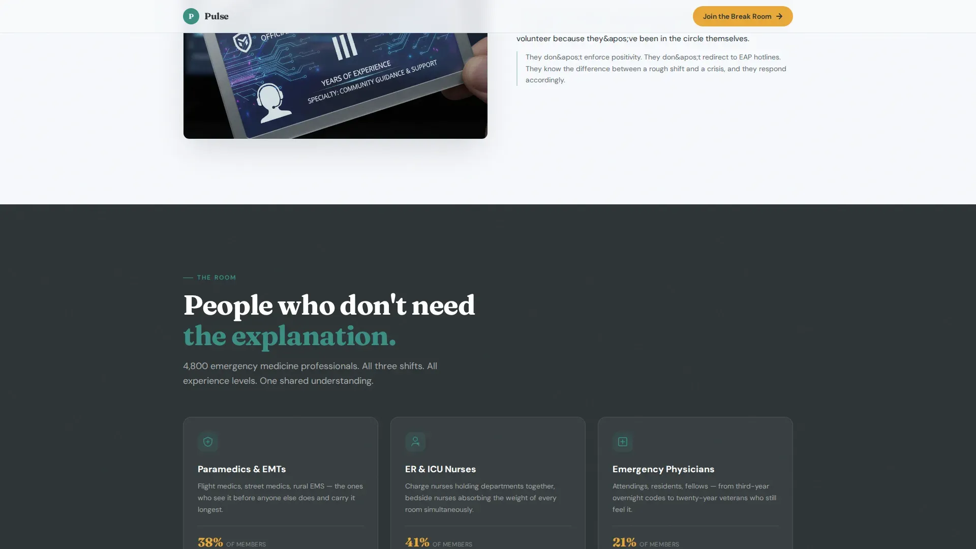 Specialist Emergency Medicine Reviews & Social Proof Website Template