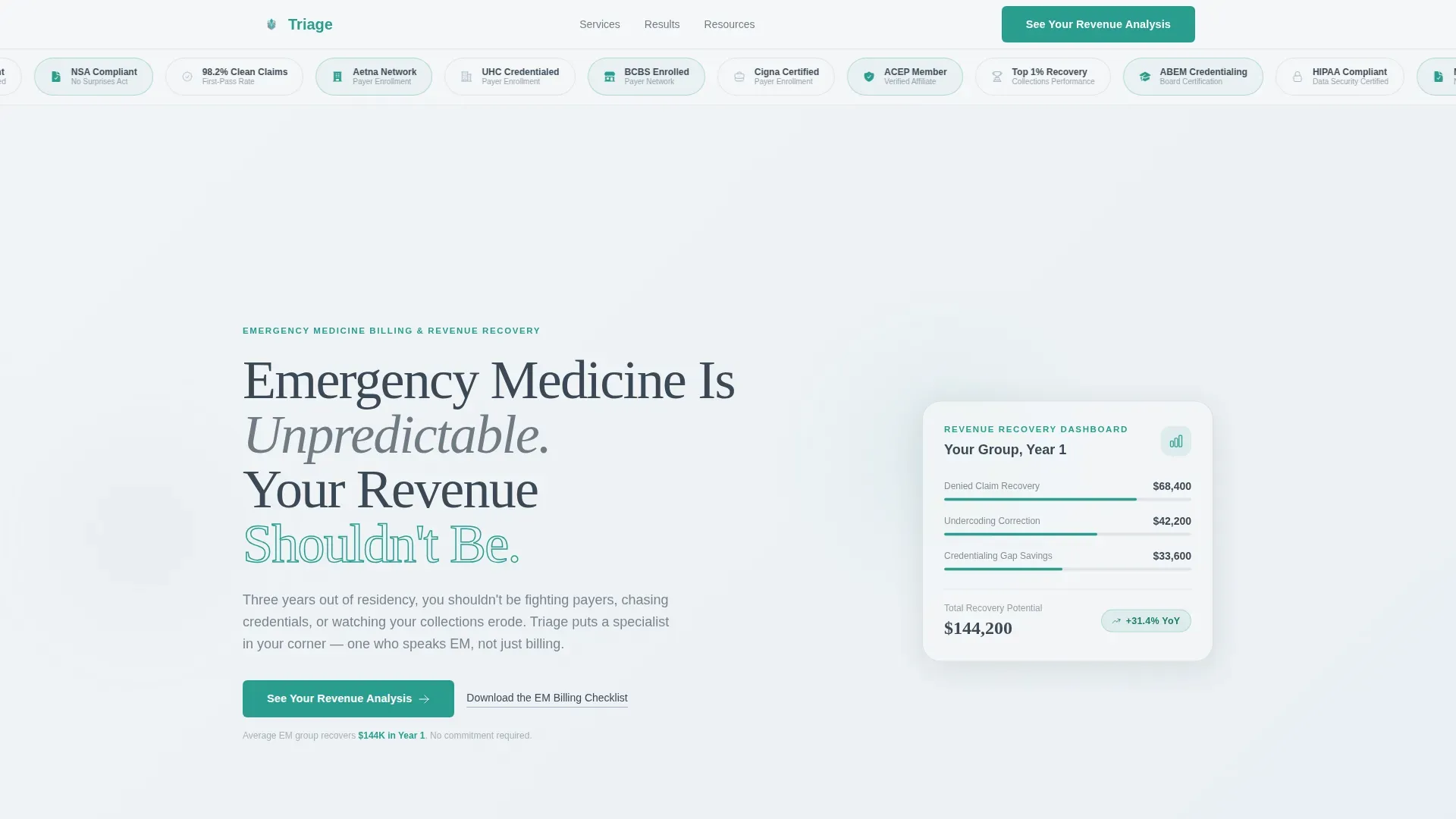 Emergency Physician Privacy Policy Website Template