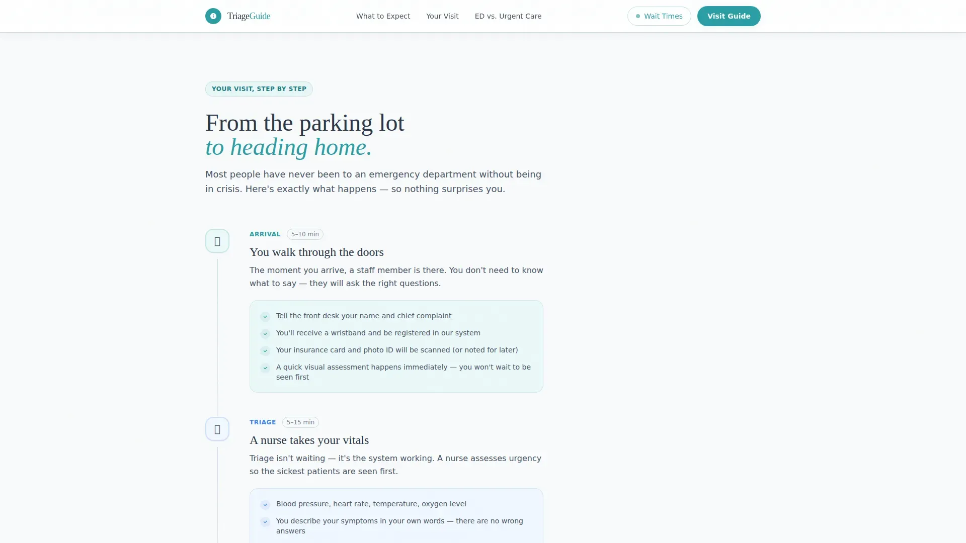 Emergency Physician Cost Calculator Website Template