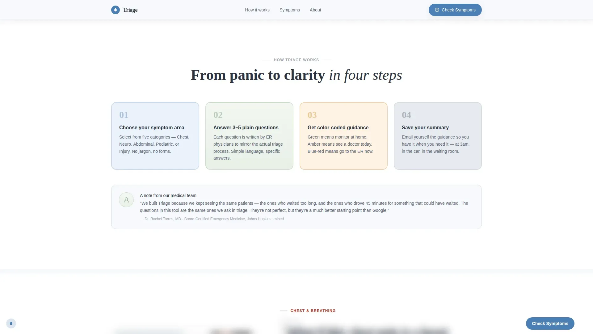 Emergency Physician Reviews Website Template