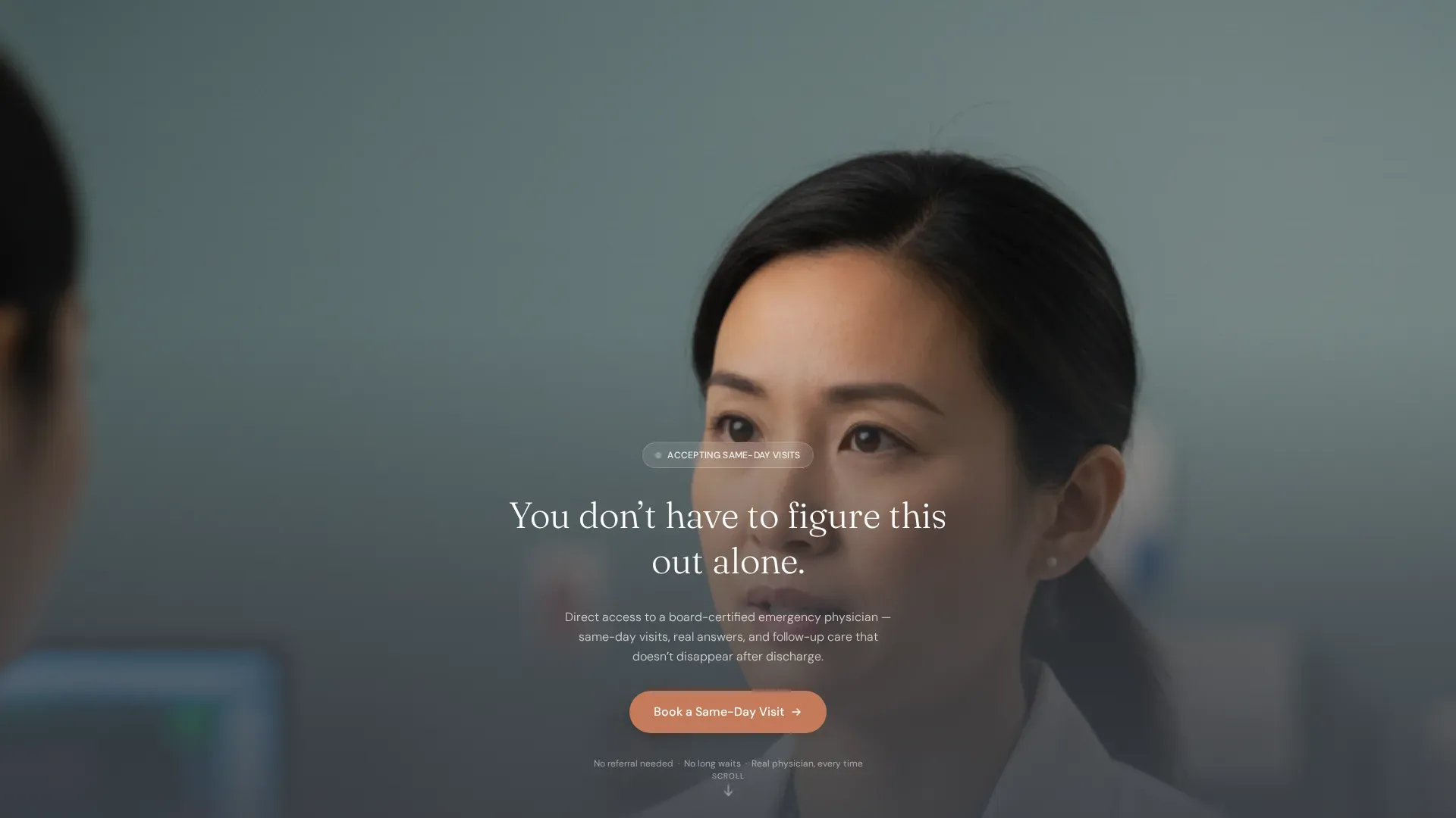 Emergency Physician Booking Website Template