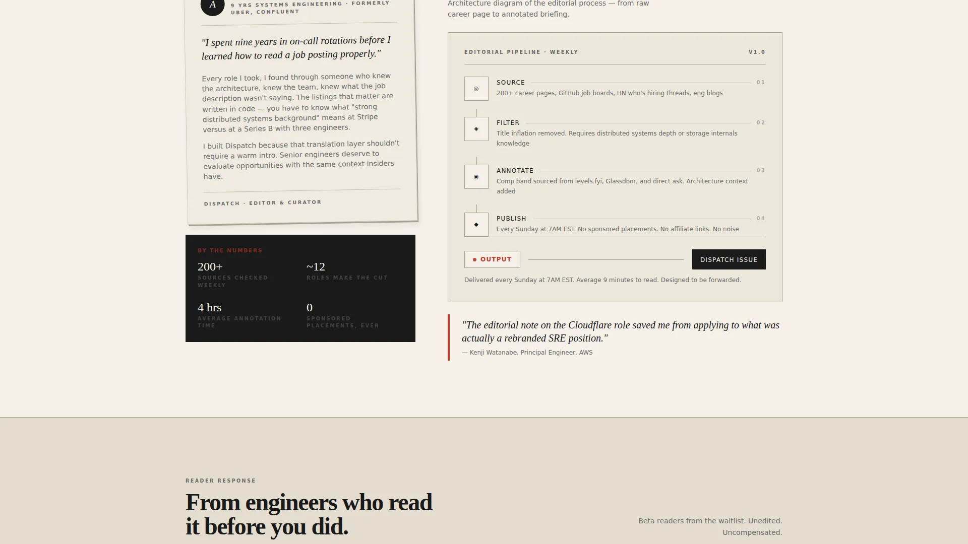 Backend Engineering Newsletter Booking Website Template