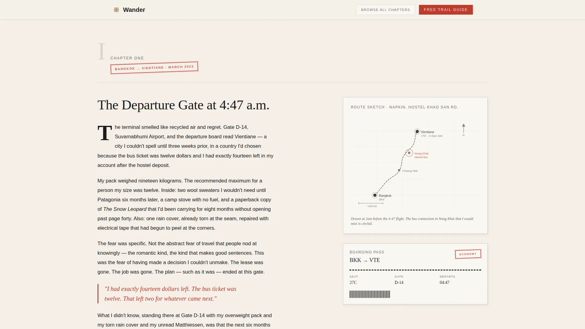 Travel Blog Professional Website Template