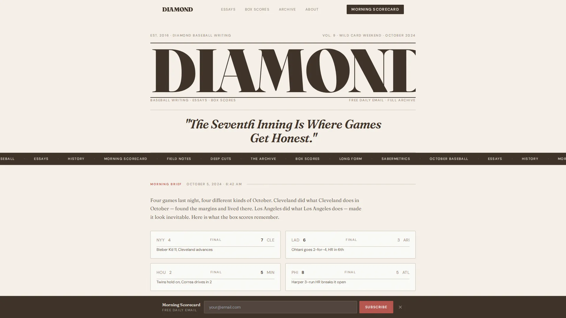 Sports Blog Blog Website Template