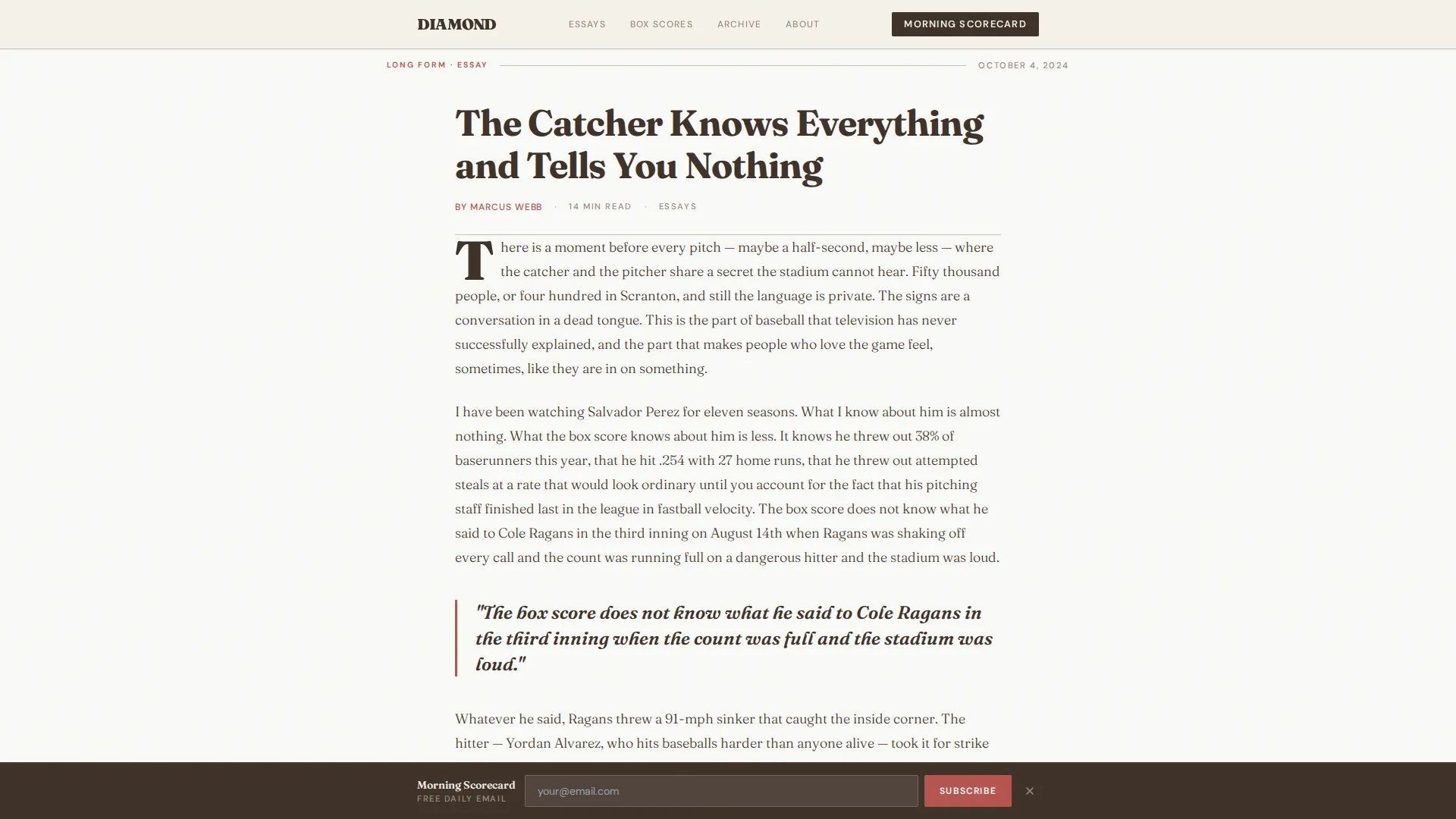 Sports Blog Blog Website Template