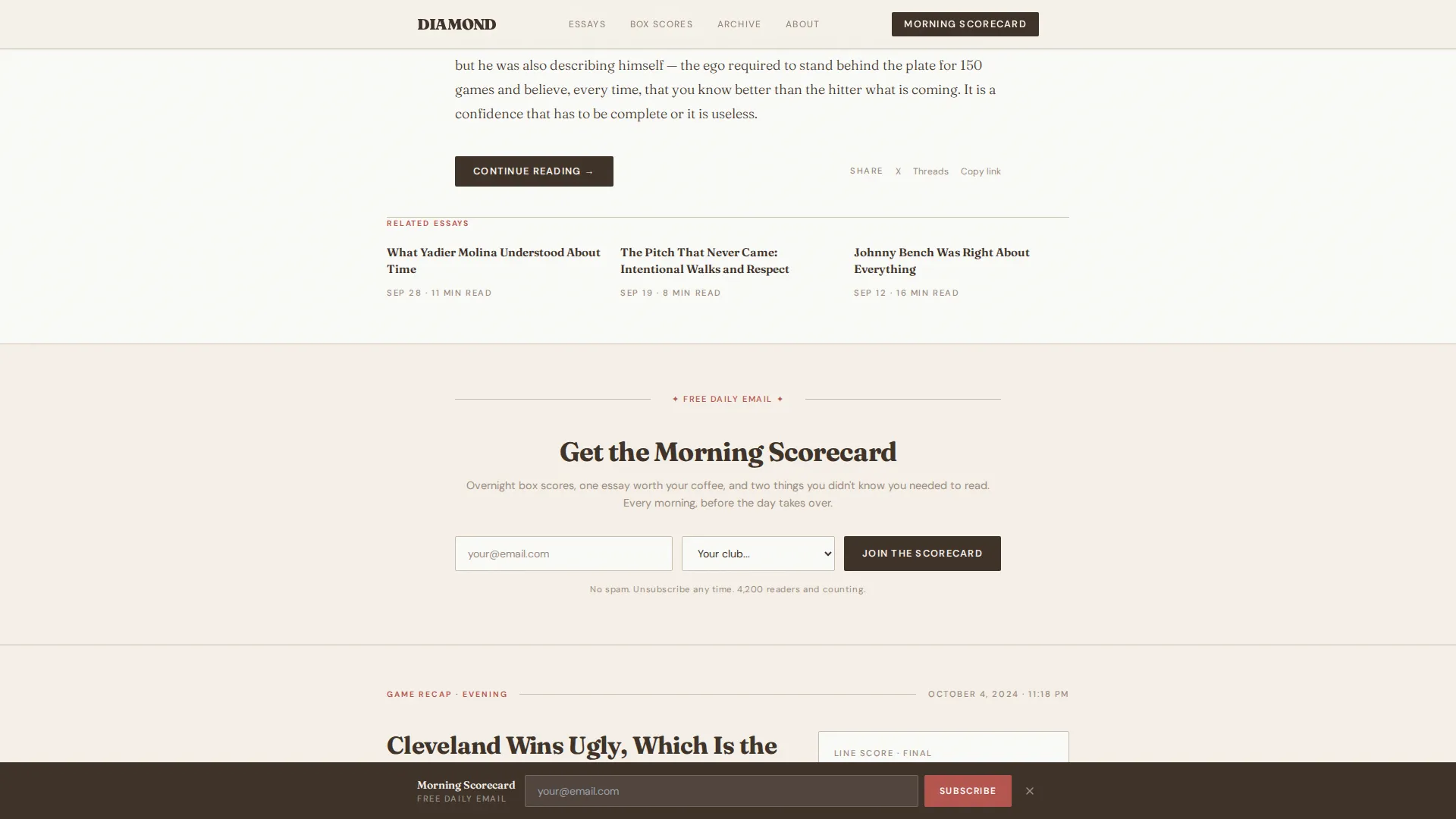Sports Blog Blog Website Template