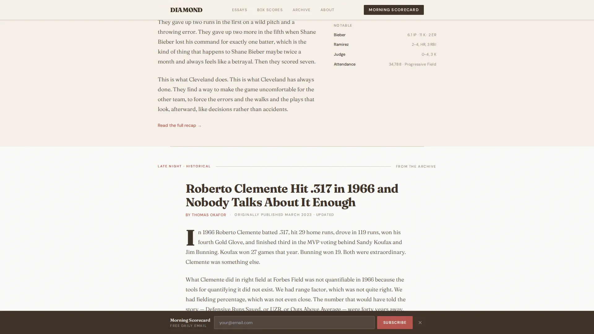 Sports Blog Blog Website Template