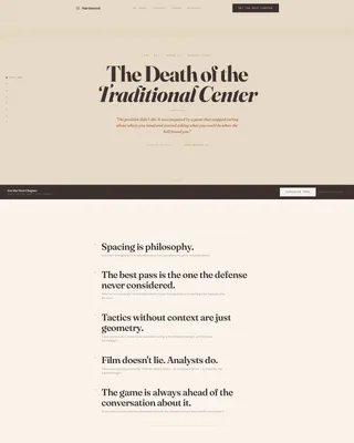 Sports Blog Reviews Website Template