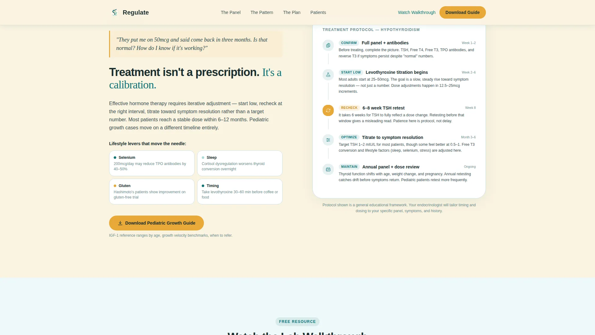 Endocrinologist Professional Website Template