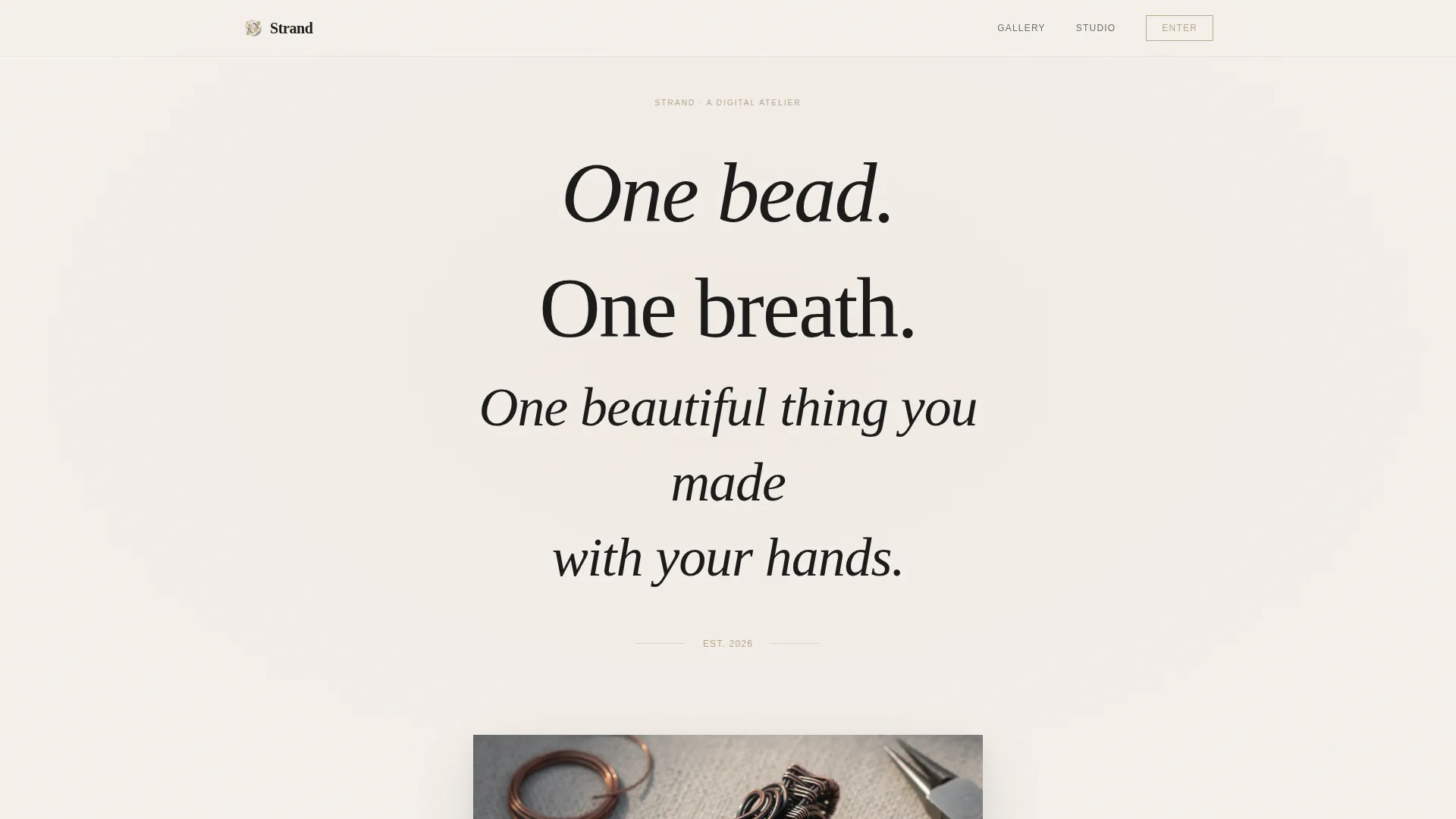 Elegant Jewelrymaking | Free Website Template | Rocket