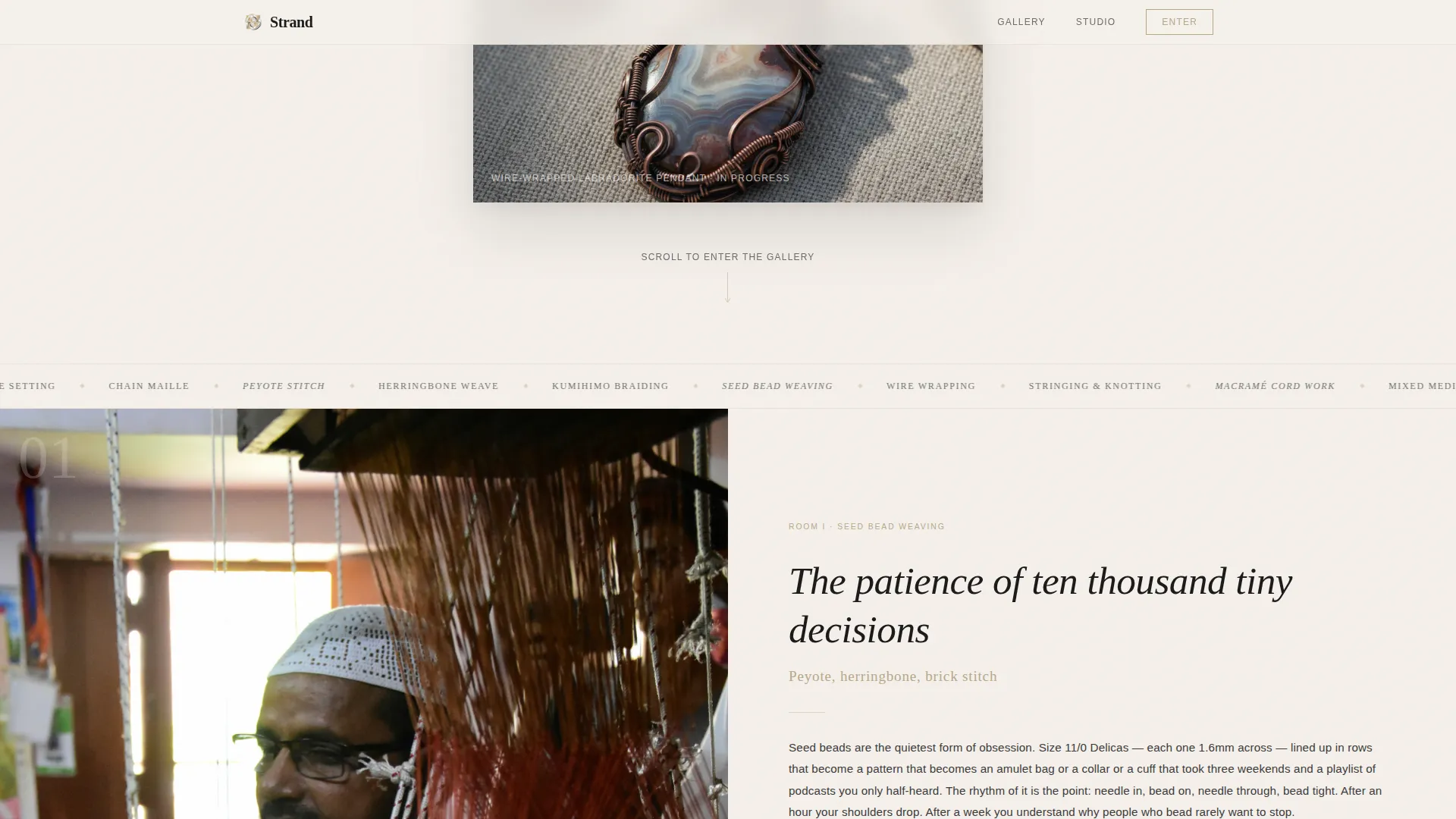 Elegant Jewelrymaking | Free Website Template | Rocket